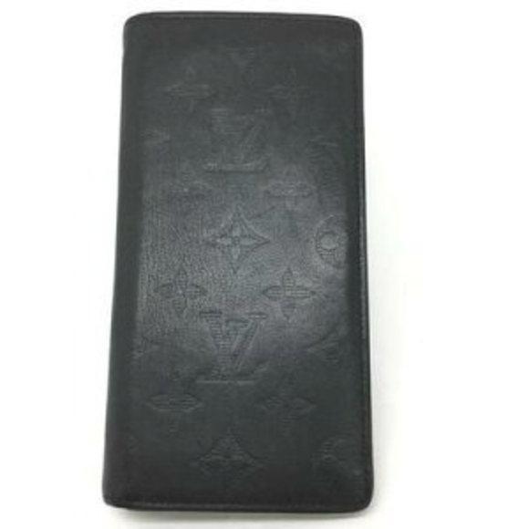 Louis Vuitton Portefeuille Brazza Monogram Shadow Wallet Black - Picture 1 of 7